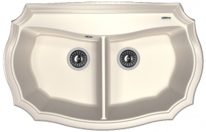 Мойка кухонная керамогранитная Florentina ЭМИЛИЯ 870 20.365.F870.201 87*55 см. жасмин