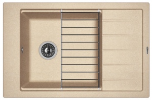 Мойка кухонная керамогранитная Florentina ЛИПСИ 780P 20.275.D0780.107 78*51 см. песочный