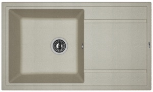Мойка кухонная керамогранитная Florentina ЛИПСИ 860 20.130.D0860.305 86*51 см. грей