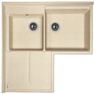 Мойка кухонная керамогранитная Florentina АДРИЯ 20.380.L0960.107 96*96 см. песочный