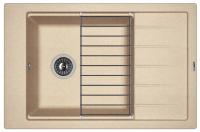 Мойка кухонная керамогранитная Florentina ЛИПСИ 780P 20.275.D0780.107 78*51 см. песочный