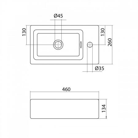 Раковина Santek ЭРИС 1.WH30.1.972  
