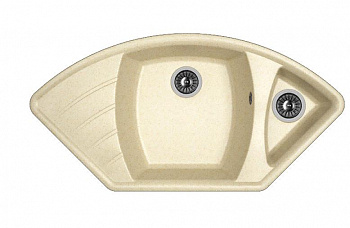 Мойка кухонная из литьевого мрамора Dr. Gans ГАБИ 25.050.E1015.403 101,5*51 см. латте