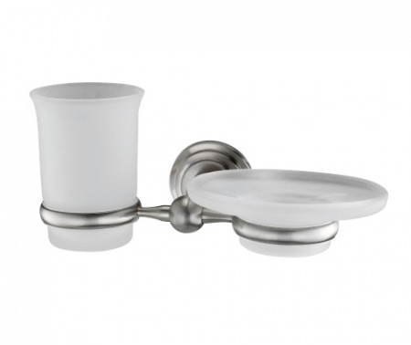 Стакан и мыльница навесной WasserKRAFT AMMER K-7026  
