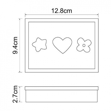 Мыльница настольная WasserKRAFT AMMER K-6429  