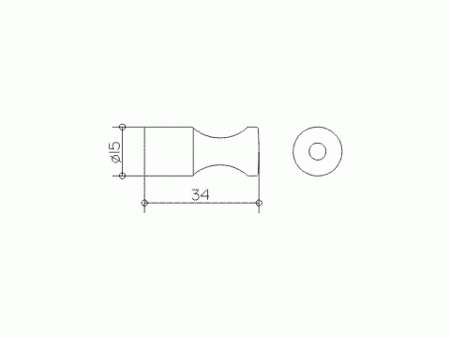 Крючок одинарный Keuco ELEGANCE 11614 010000  