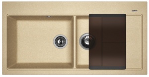 Мойка кухонная керамогранитная Florentina РОССАНА 20.335.E1000.104 100*51 см. бежевый
