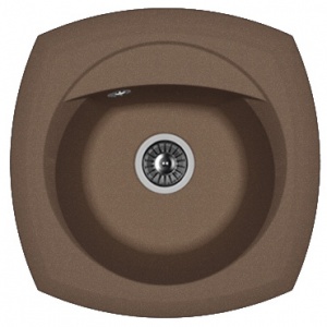 Мойка кухонная керамогранитная Florentina КОРСИКА 20.105.B0510.303 51*51 см. мокко