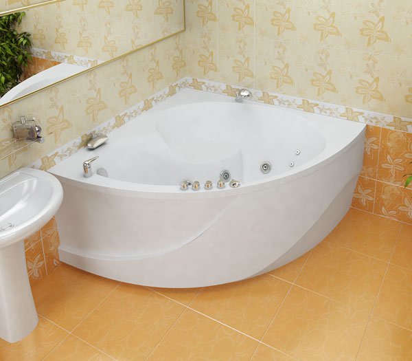 Ванна акриловая Triton ЭРИКА  140x140 см.  Ванна акриловая Triton ЭРИКА  140x140 см.