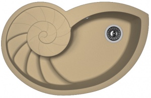 Мойка кухонная керамогранитная Florentina НАУТИЛУС 20.350.E0820.306 82*52 см. капучино