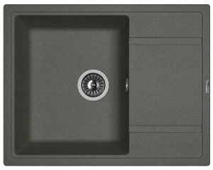 Мойка кухонная керамогранитная Florentina ЛИПСИ 650 20.125.C0600.102 65*51 см. черный