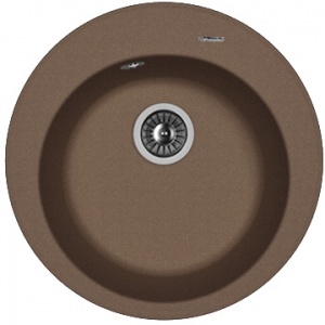 Мойка кухонная керамогранитная Florentina НИКОСИЯ 20.135.B0510.303 51*51 см. мокко