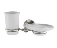 Стакан и мыльница навесной WasserKRAFT AMMER K-7026  