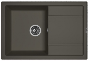 Мойка кухонная керамогранитная Florentina ЛИПСИ 760 20.160.D0760.302 76*51 см. антрацит