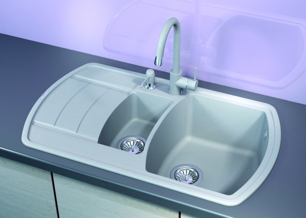 Мойка кухонная керамогранитная Florentina НИРЕ 760 20.205.D0860.104 86*51 см. бежевый