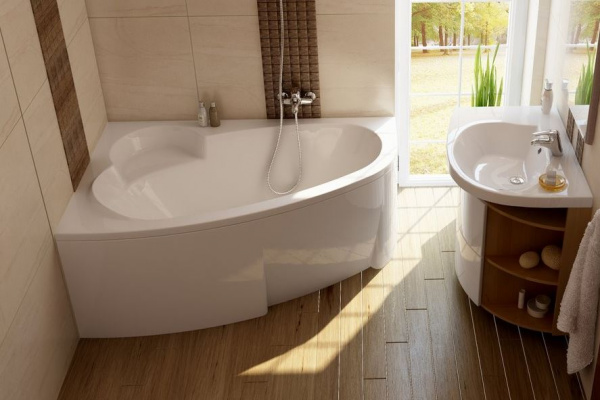 Ванна акриловая Ravak ASYMMETRIC C441000000 150x100 см. левая 