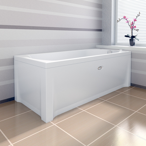 Ванна акриловая Vannesa НИКОЛЬ  180x80 см. 