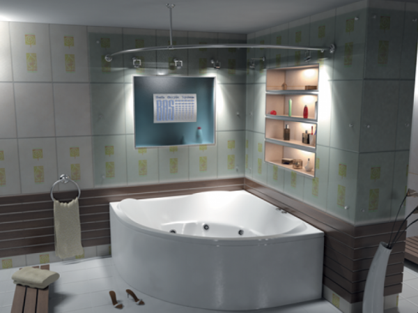 Ванна акриловая BAS РИВЬЕРА В 00029  