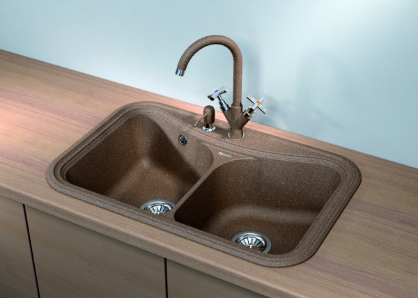 Мойка кухонная керамогранитная Florentina КРИТ 780A 20.175.E0780.102 78*51 см. черный