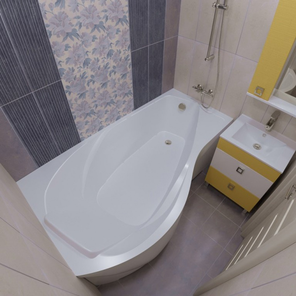Ванна акриловая Triton МИШЕЛЬ  170x95 см. правая  Ванна акриловая Triton МИШЕЛЬ  170x95 см. правая