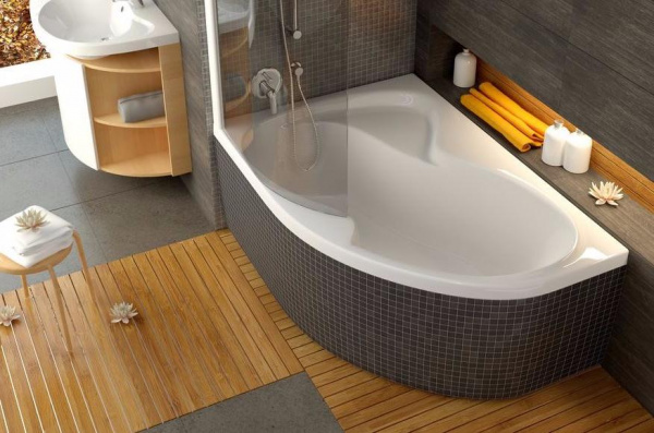 Ванна акриловая Ravak ROSA II CK210P0000 150x105 см. левая 