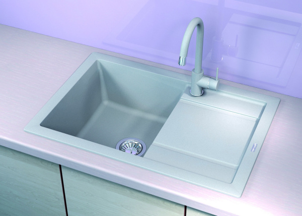 Мойка кухонная керамогранитная Florentina ЛИПСИ 760 20.160.D0760.102 76*51 см. черный